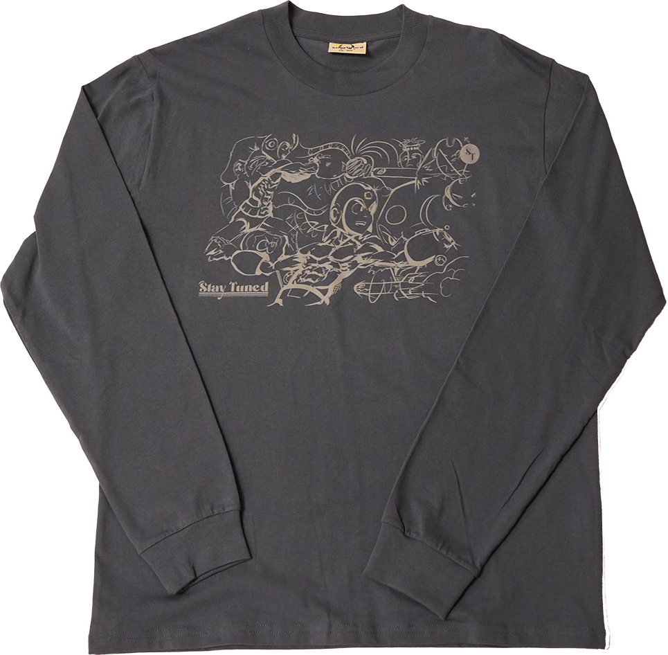 Ash Blue Megaman Longsleeve