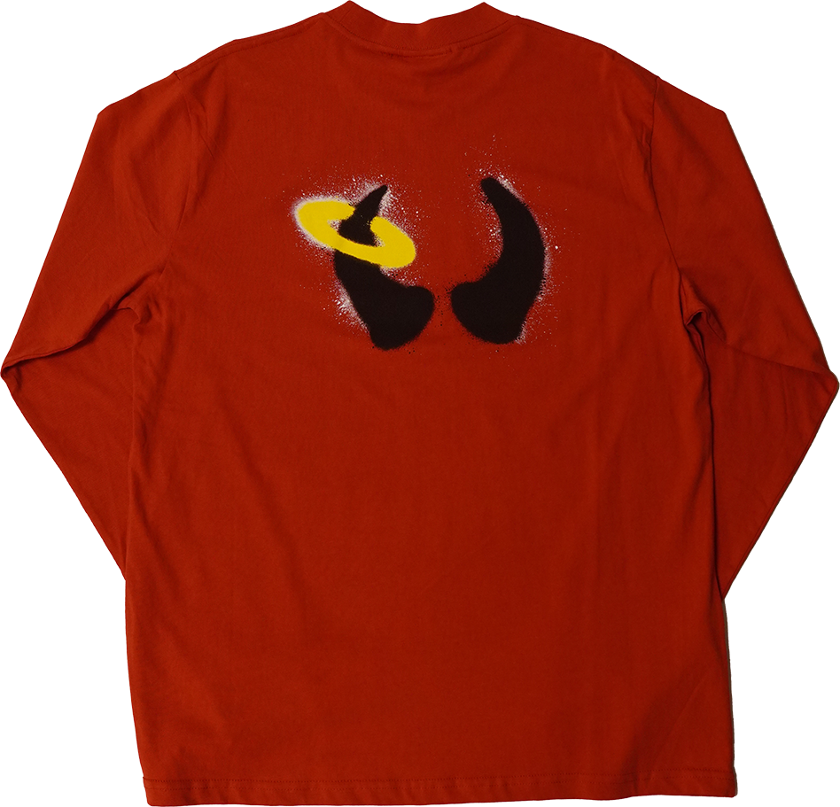 Red Paint Splatter Long Sleeve